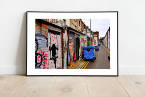 Orange Row Urban Street | Brighton Photography Print - Brighton Streets