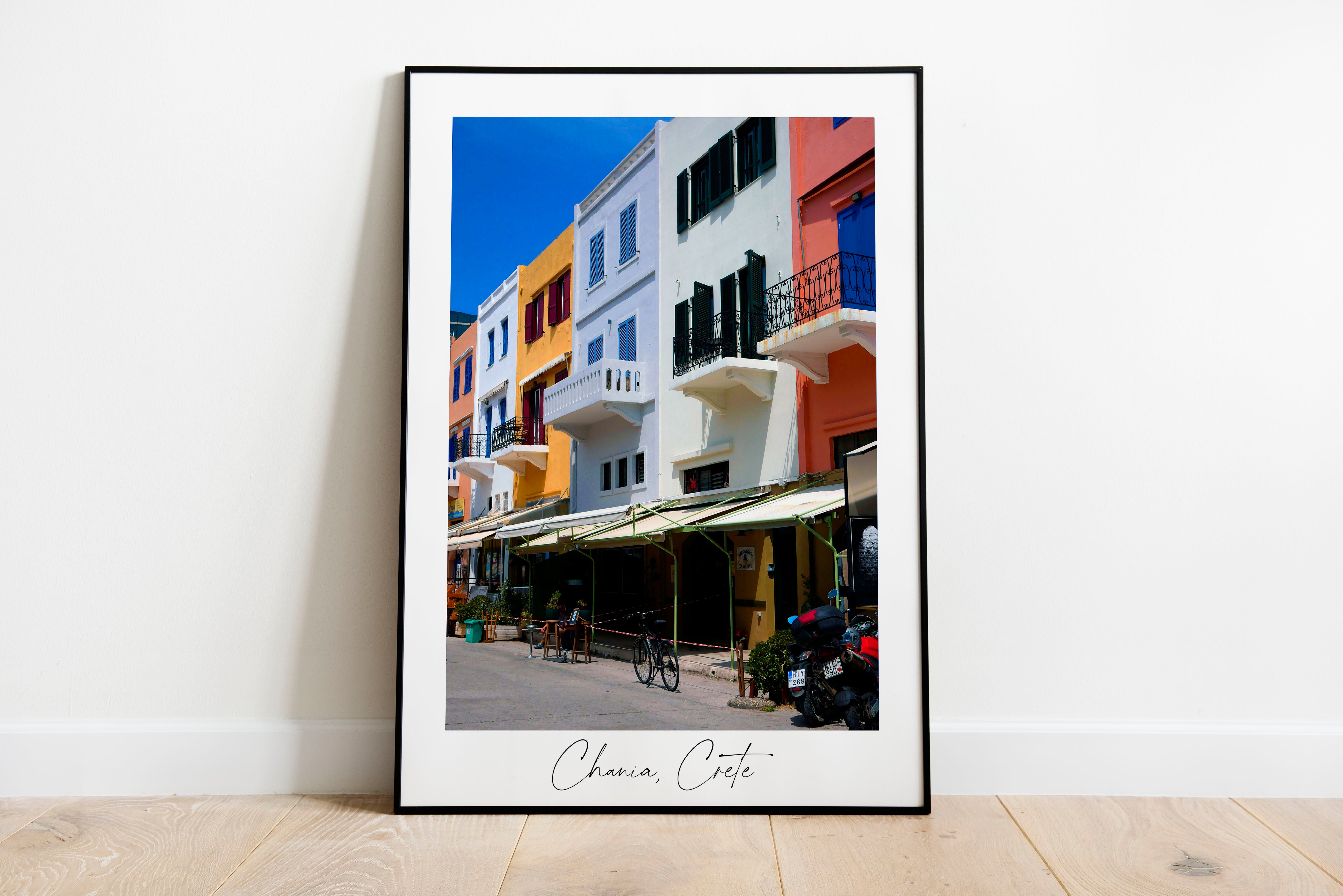 Colourful Streets Chania, Crete, Greece | Greek Island Photography - Brighton Streets