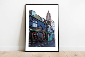 Brighton Street Photography Print | Fiddlers Elbow | British Pubs - Brighton Streets
