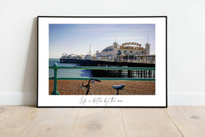 Brighton Palace Pier Iconic Landmark | Photography Print | Postcard - Brighton Streets