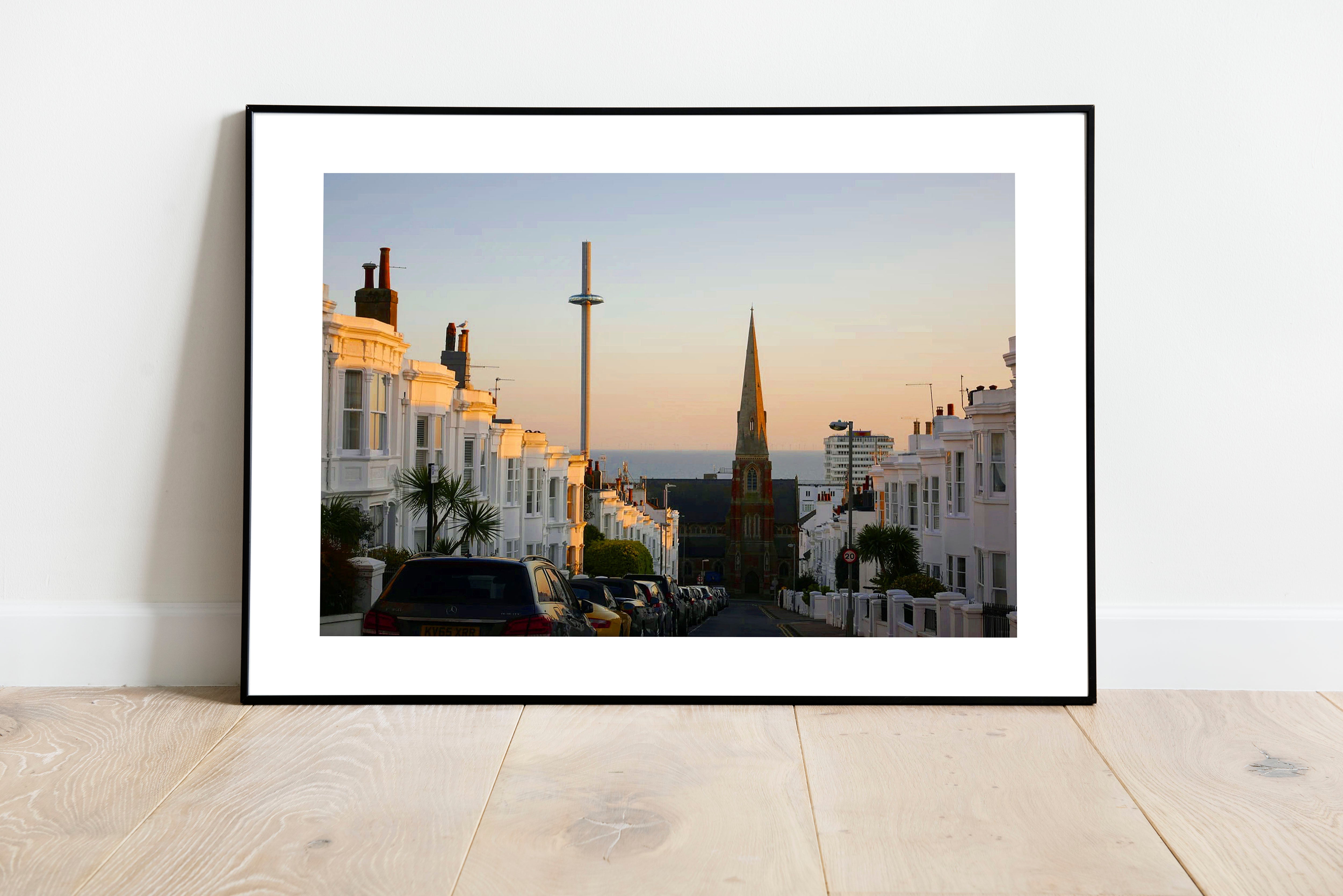 Brighton Photography Print | Sunset Photography | Victoria Street - Brighton Streets